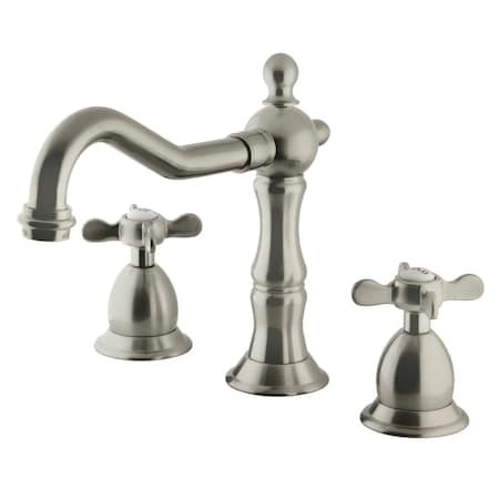 Kingston Brass KS1978BEX 8" Widespread Bathroom Faucet, Brushed Nickel KS1978BEX